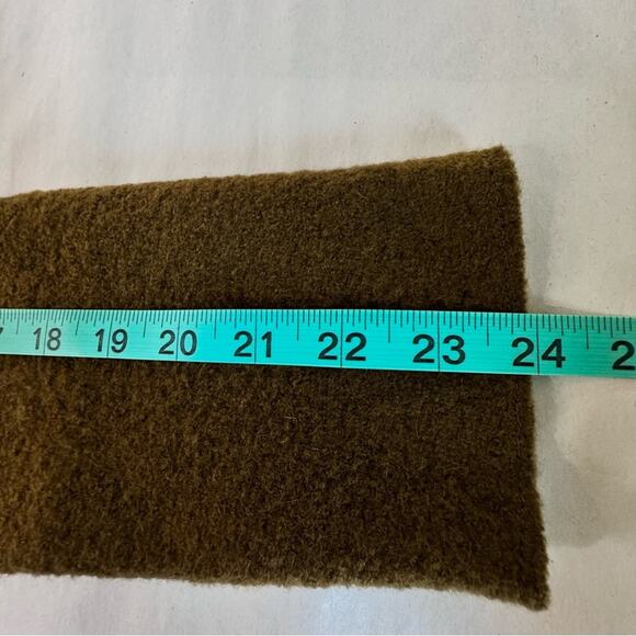 Wool Ruffle Cardigan Petites Small Olive Zipper LOFT Sweater Jacket - Picture 13 of 16